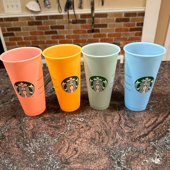 Set of 6 Starbucks reusable cups - Picture 4 of 11